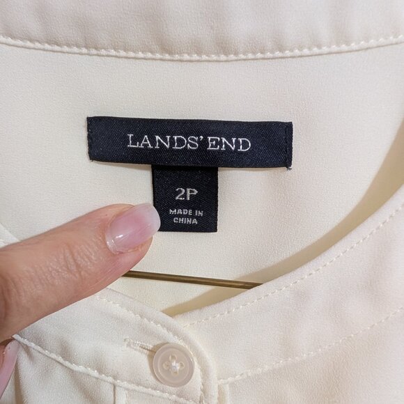 Petite cream blouse - Picture 3 of 7